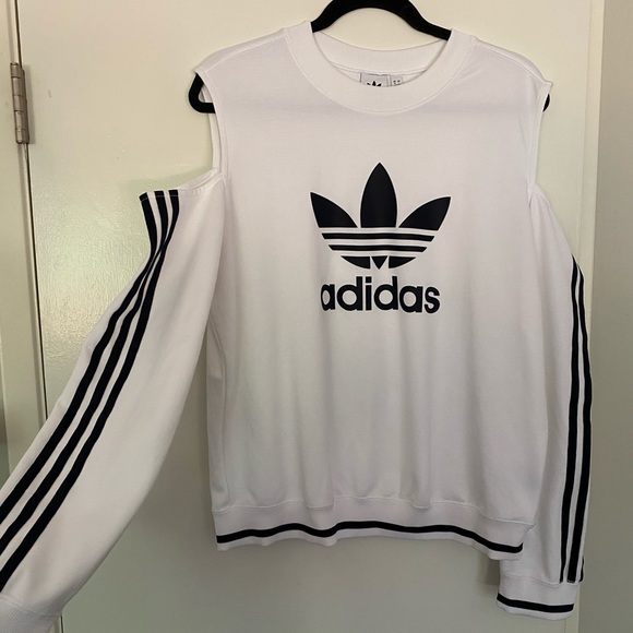 cold shoulder adidas top